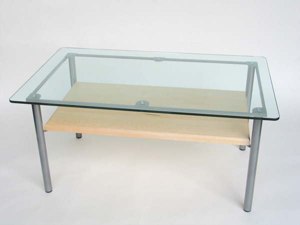Rectangular Argentia metal coffee table: click for details and larger image