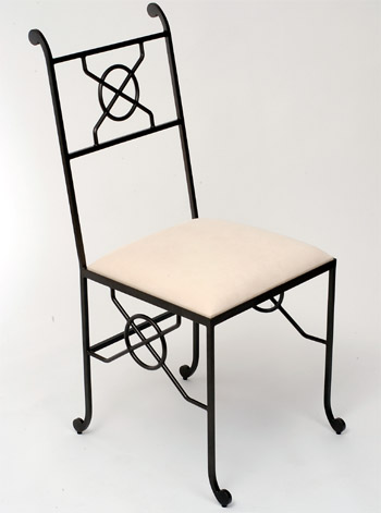Xenos chair: metal dining chair by PMF Designs
