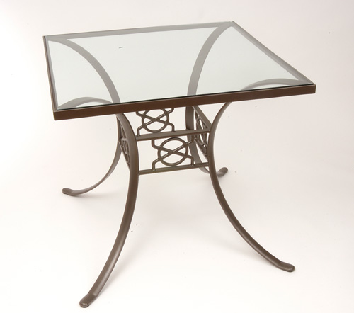 Xenos table: metal dining table by PMF Designs